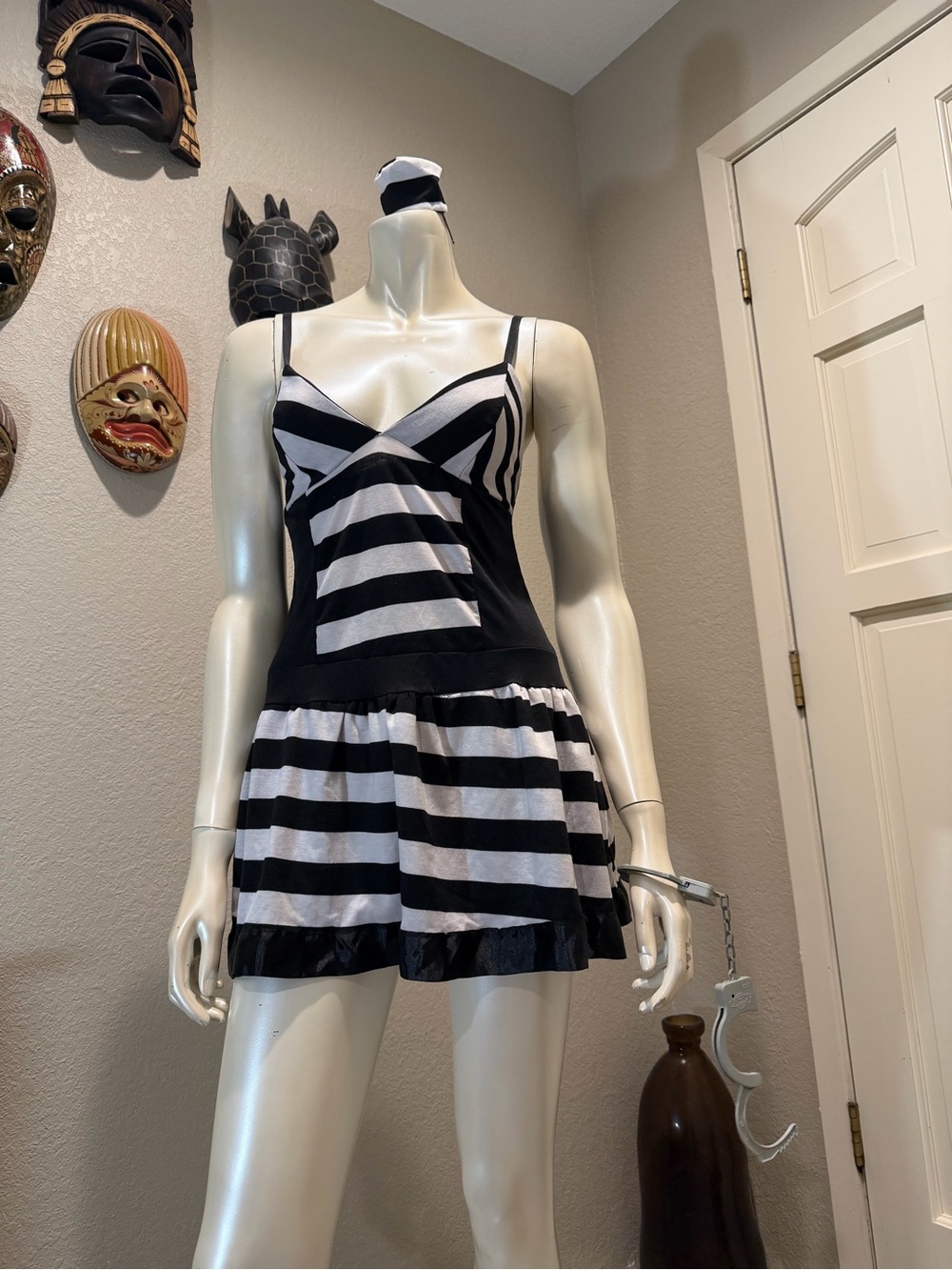 Sexy Prisoner Halloween costume Sz S/m